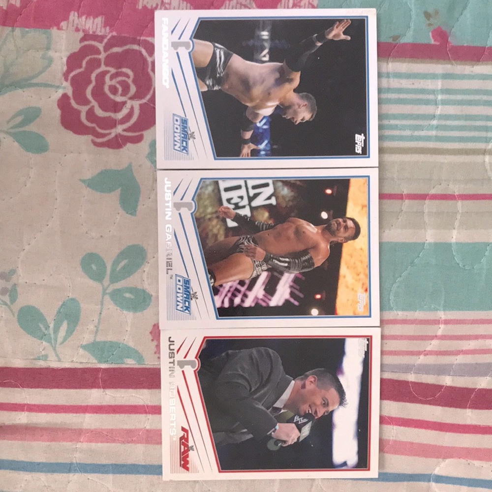 WWE topps bundle cards